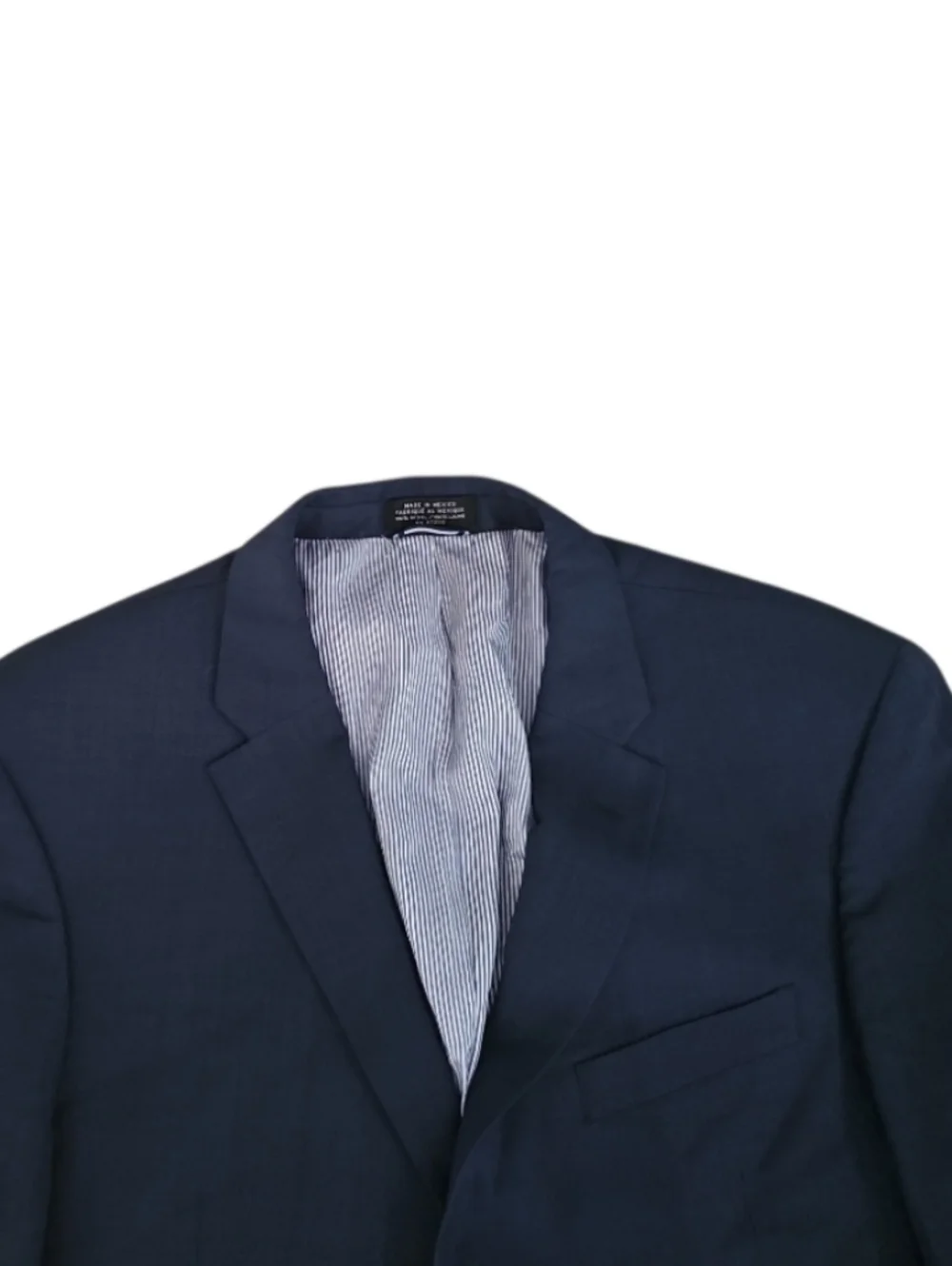 Tommy Hilfiger Wool Blazer 42S Navy 2 Button Tailored Classic Jacket